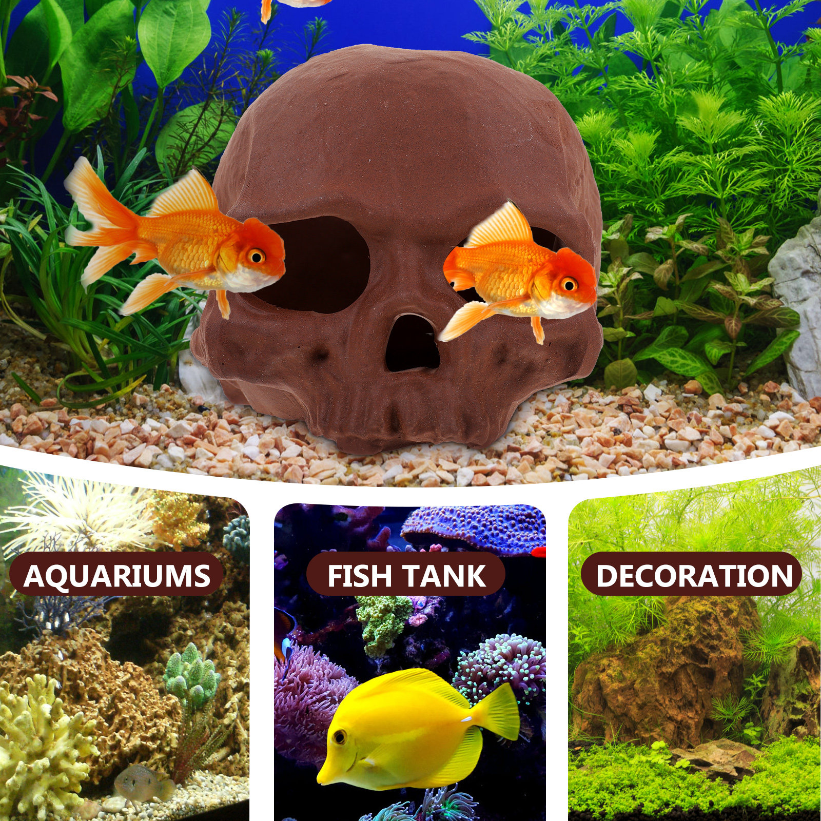 Ceramic Fish Tank Decoration S - Hide Cave Ceramic avaliação e preço