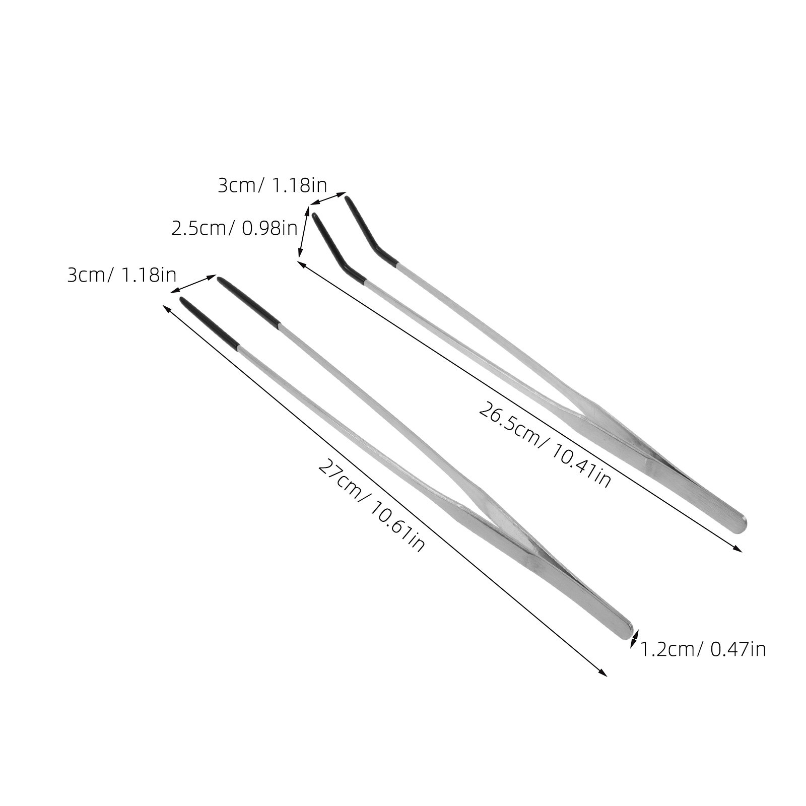 2Pcs Stainless Steel Feeding T - Feeding Tong Stainless avaliação e preço