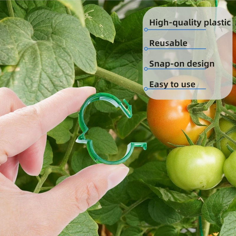 600/10x Plant Support Clips Cl - Vine Climbing Plastic avaliação e preço