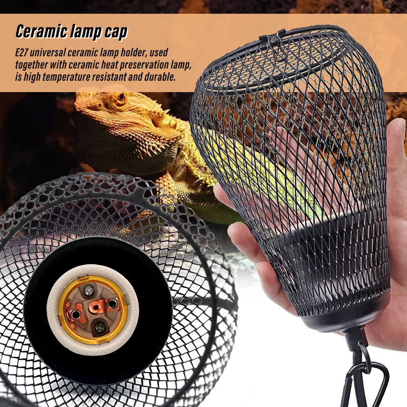 Pet Reptile Heat Lamp Shade In - Ceramic Heat Emitter avaliação e preço