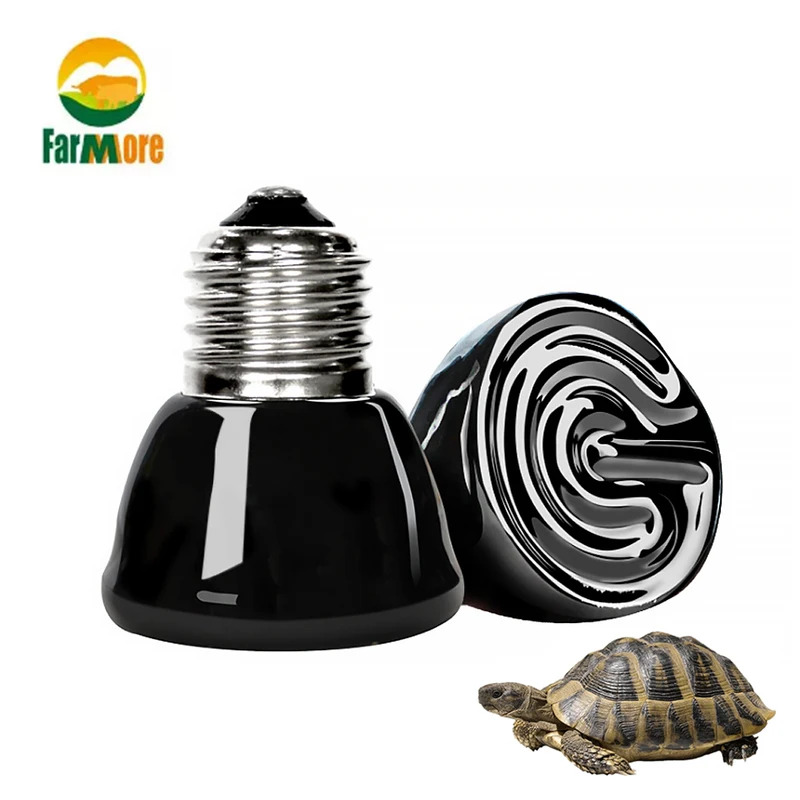 25/50/75/100W E27 Black Infrar - Ceramic Heat Emitter avaliação e preço