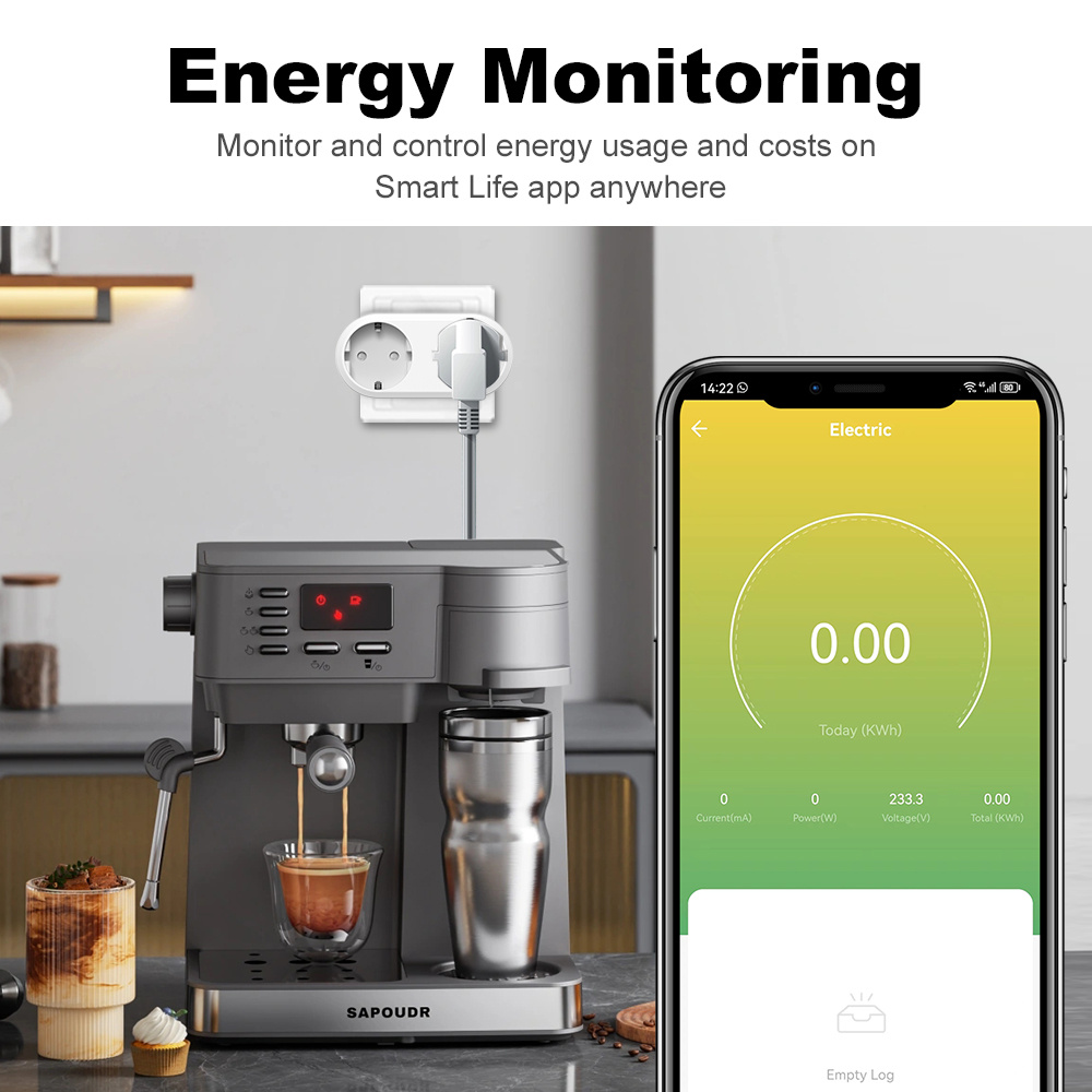 WiFi Smart Plug Dual Outlet 16 - Timer Dual Outlet avaliação e preço