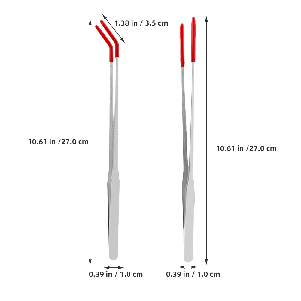 2Pcs Stainless Steel Reptile F - Feeding Tong Stainless avaliação e preço