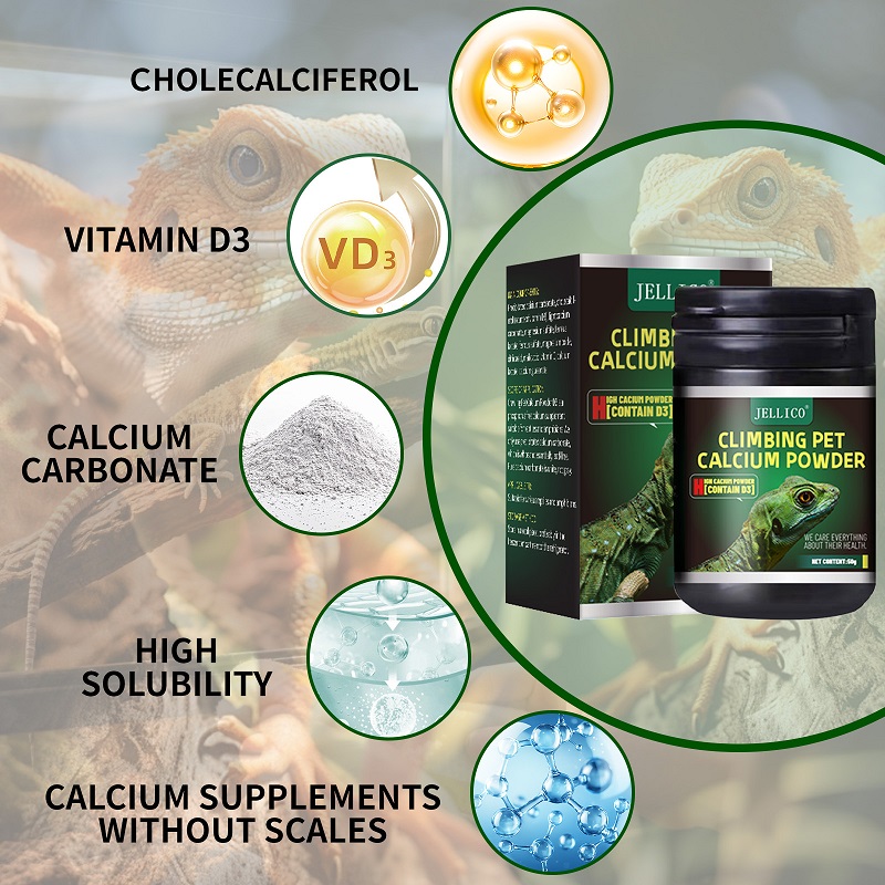 Crawling Pet Vitamin D3 Calciu - Calcium Powder Reptile avaliação e preço