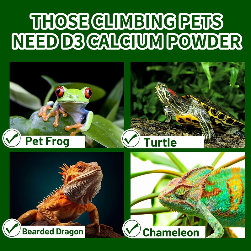Crawling Pet Vitamin D3 Calciu - Calcium Powder Reptile avaliação e preço