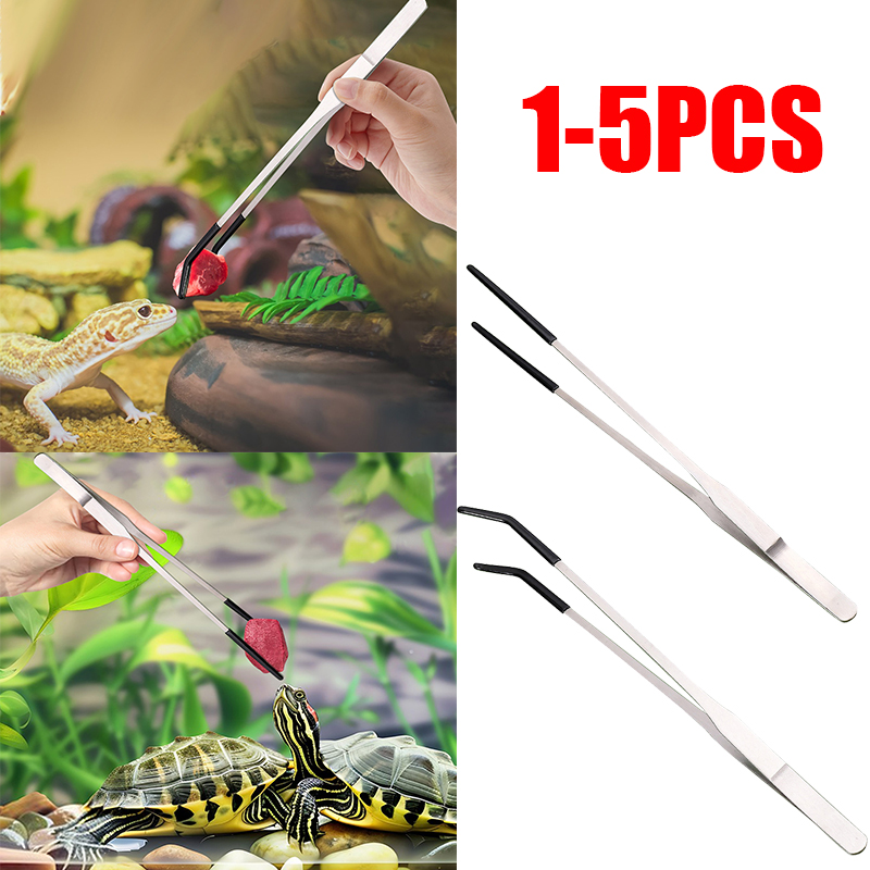 5-1PC Stainless Steel Straight - Feeding Tong Stainless avaliação e preço
