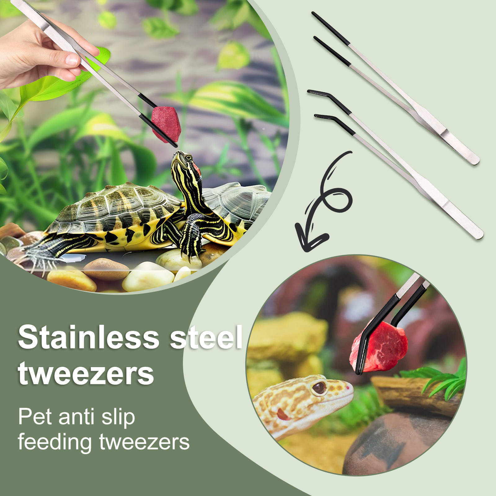 Stainless Steel Reptile Feedin - Feeding Tong Stainless avaliação e preço