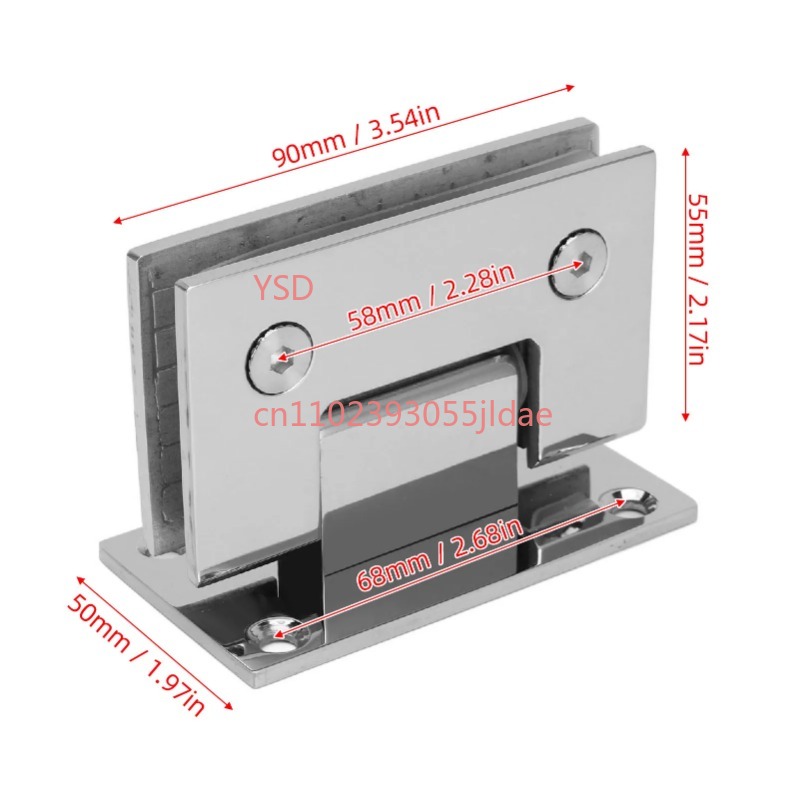 Frameless Glass Door Hinge 90  - Glass Door Hinge avaliação e preço