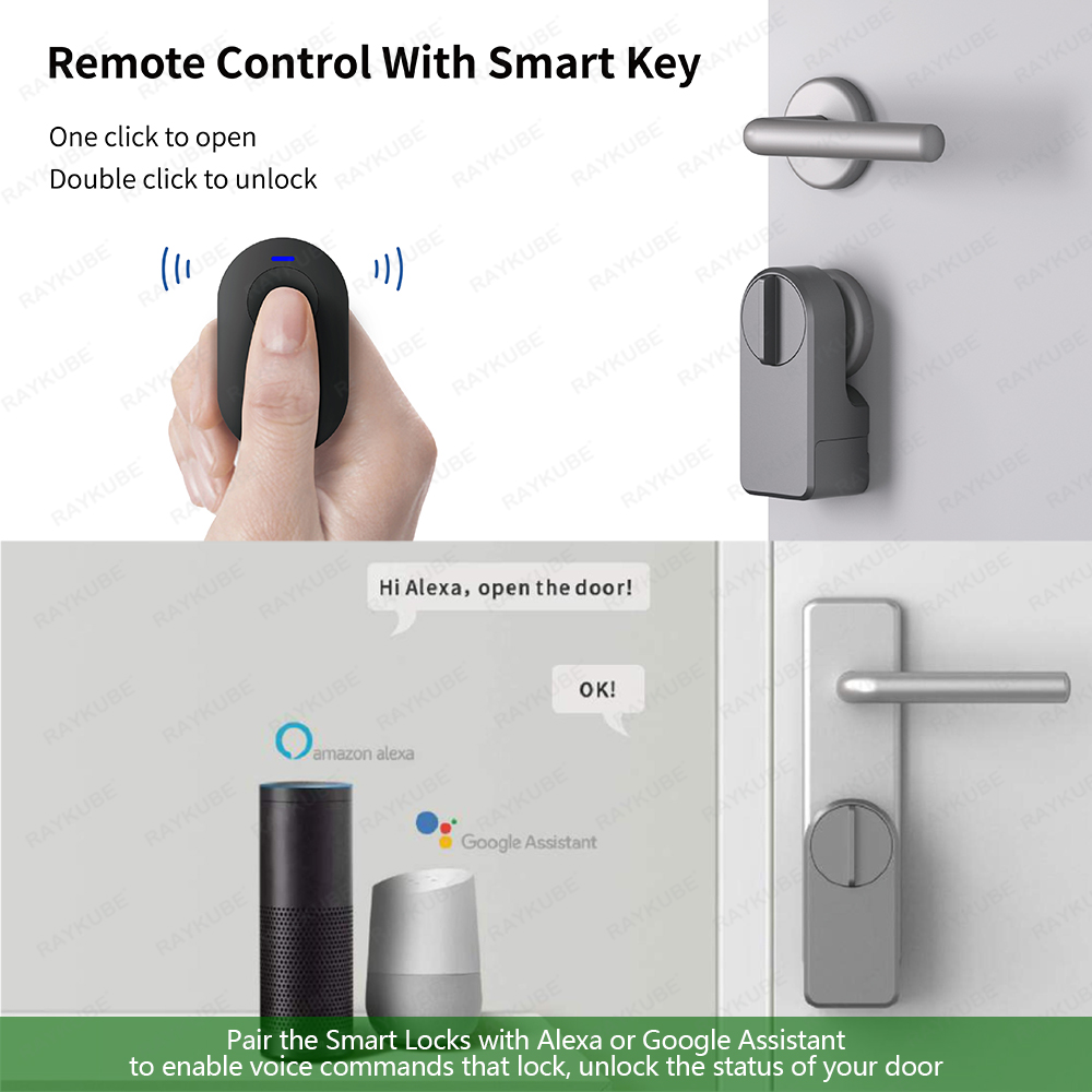 RAYKUBE A1 Pro Tuya BEL Smart  - Glass Door Hinge avaliação e preço