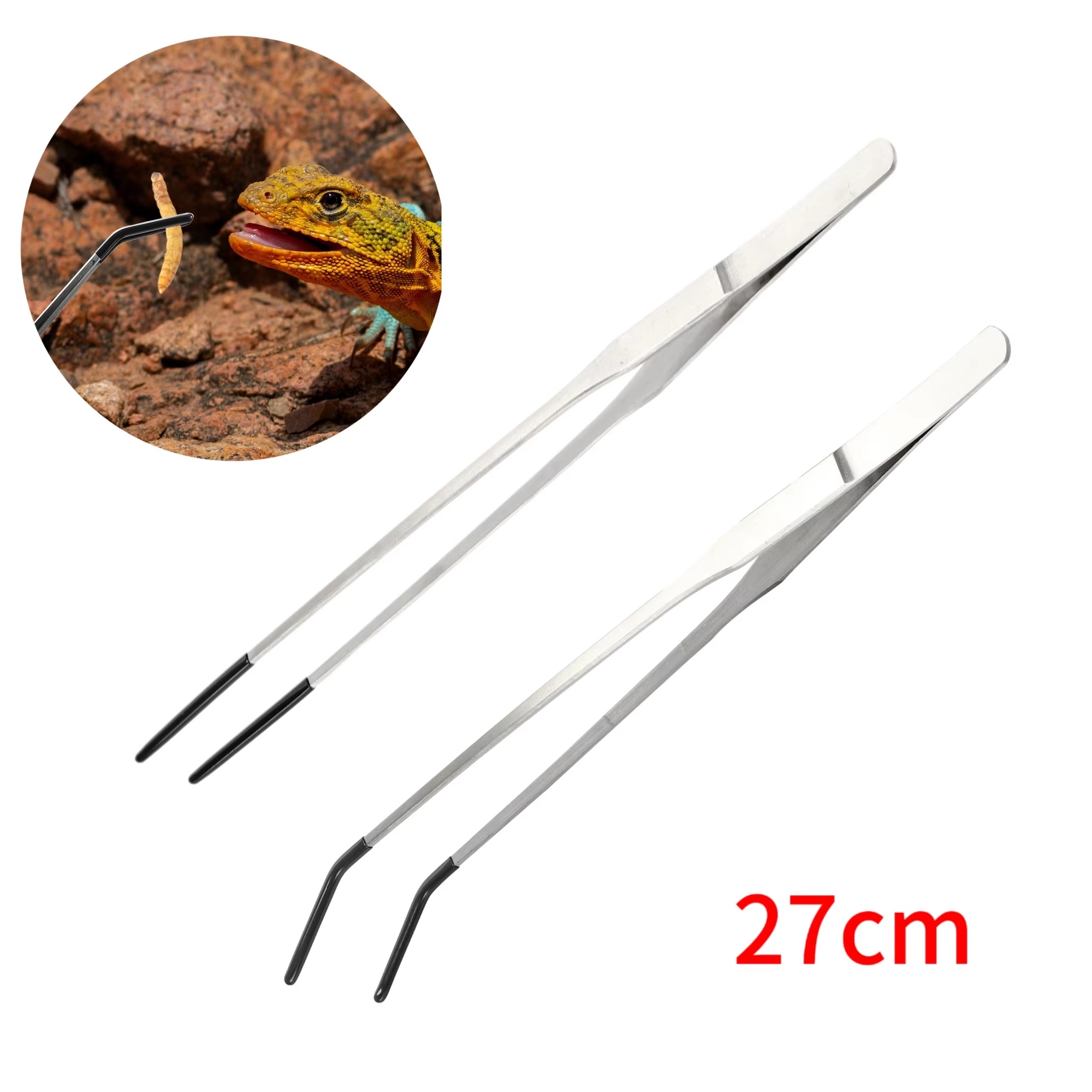 Stainless Steel Reptile Feedin - Feeding Tong Stainless avaliação e preço