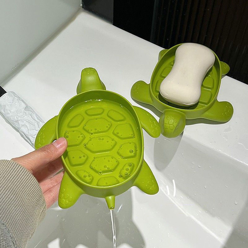 Turtle Drain Soap Box  Cartoon - Water Dish Reptile avaliação e preço