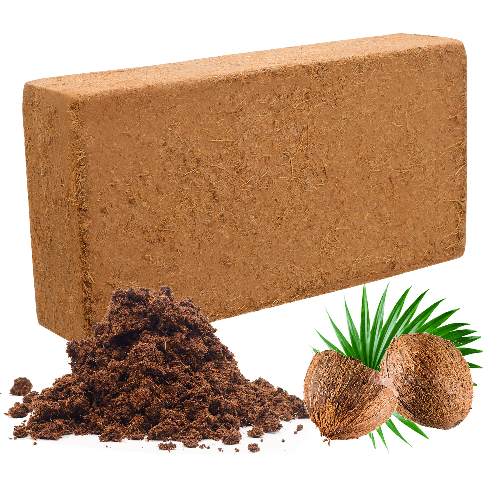 1 Pack Premium Coco Coir Brick - Substrate Coconut Fiber avaliação e preço
