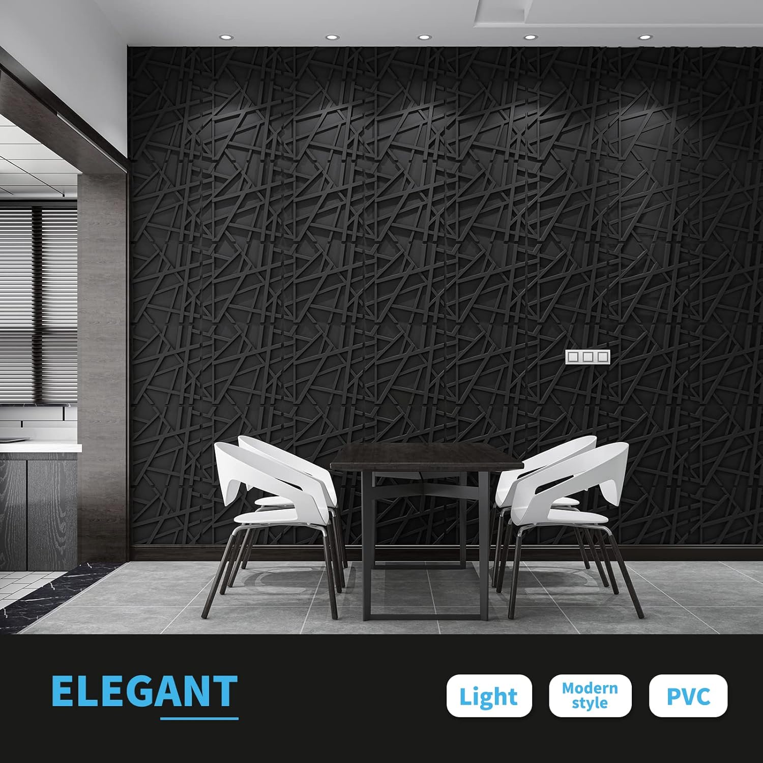 19.7x19.7in PVC Wall Panel Str - Pvc Panel Background avaliação e preço