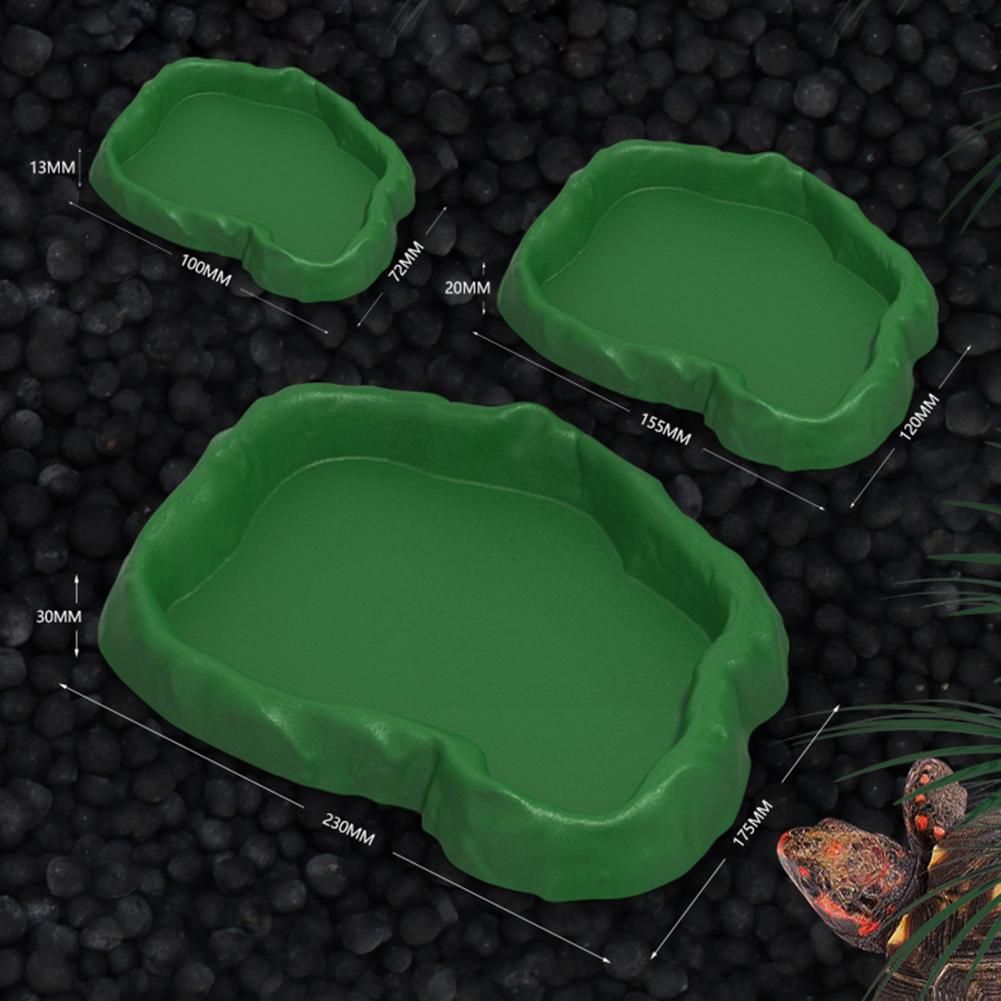 Reptile Feeder Plastic Imitati - Water Dish Reptile avaliação e preço