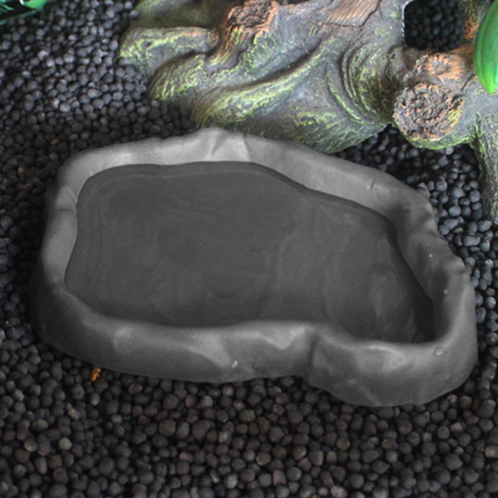 Reptile Feeder Plastic Imitati - Water Dish Reptile avaliação e preço
