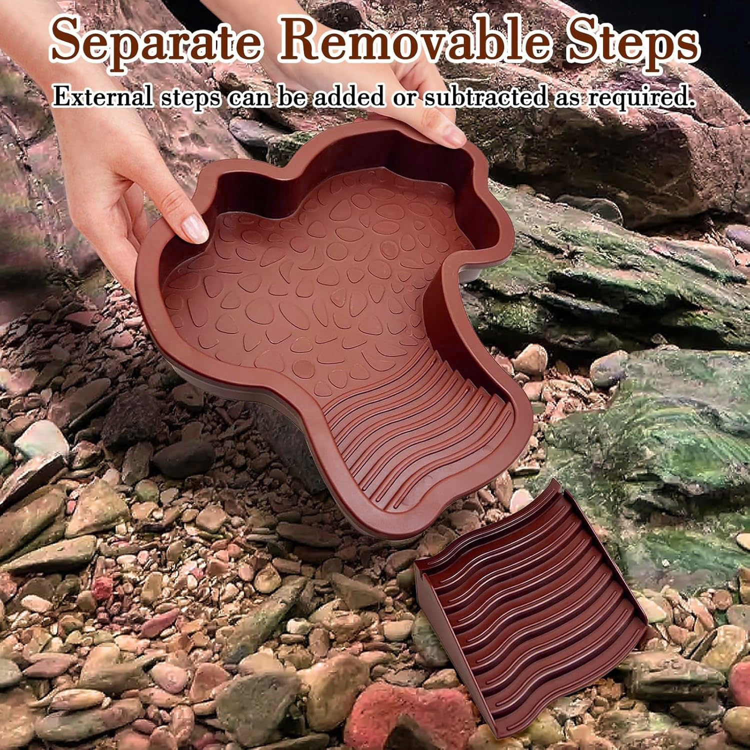 Reptile Bathing Pool with Ramp - Water Dish Reptile avaliação e preço