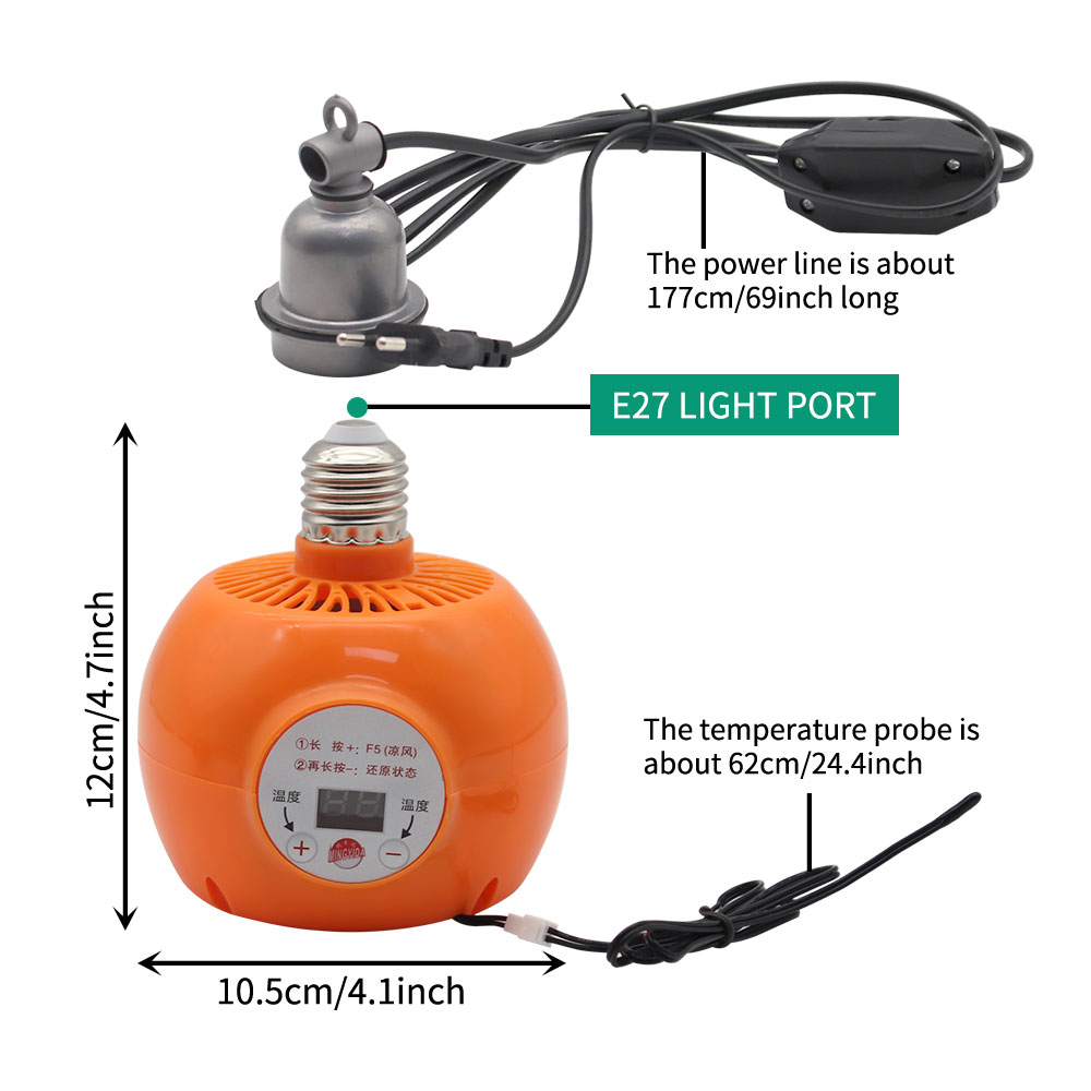 Pet Heater Animal Heating Lamp - Ceramic Heat Emitter avaliação e preço