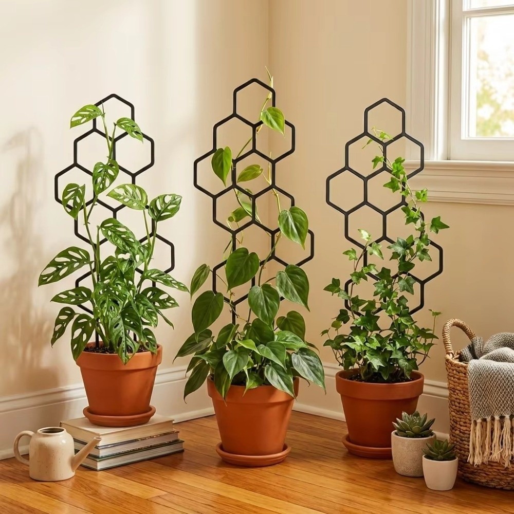 Honeycomb Design Plant Trellis - Vine Climbing Plastic avaliação e preço
