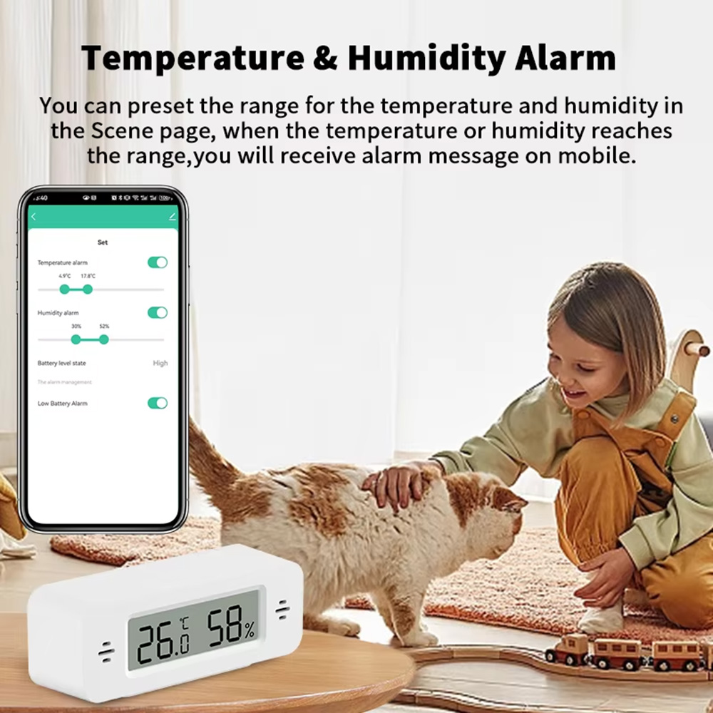 Tuya Zigbee WiFi Mini Temp & H - Digital Hygrometer Probe avaliação e preço